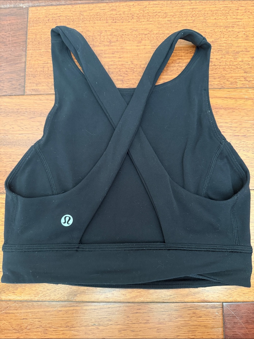 lululemon athletica Black Crisscross Back Sports Bra